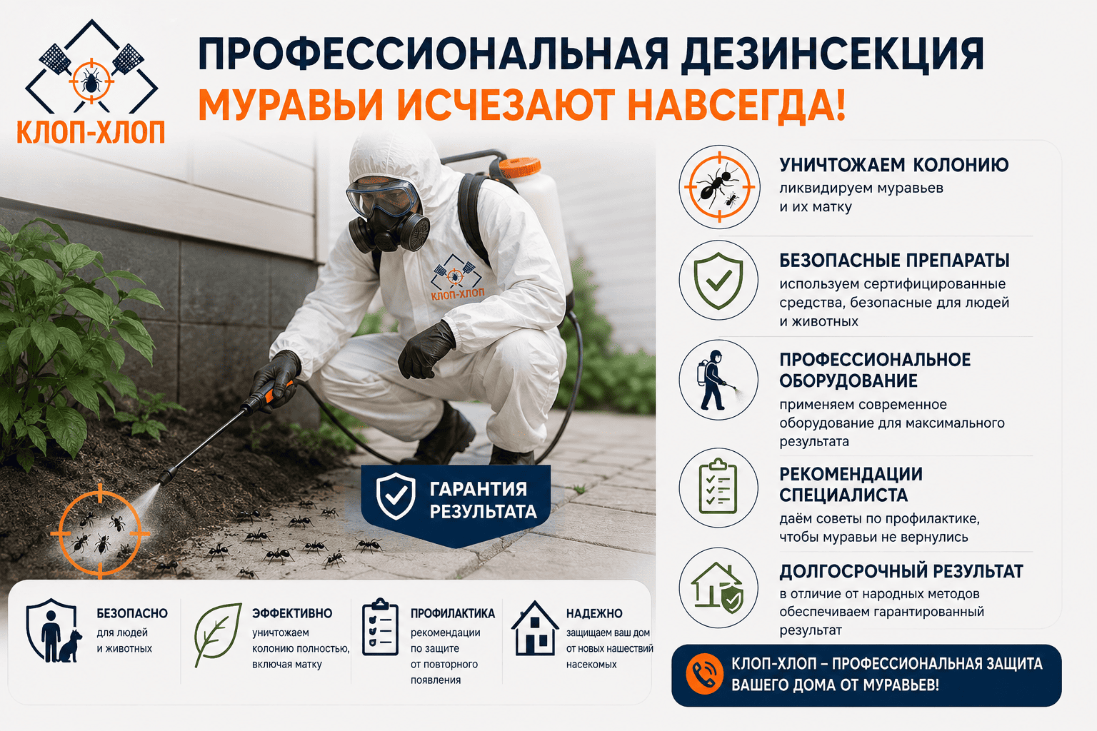 Профессиональная дезинсекция от муравьев на участке